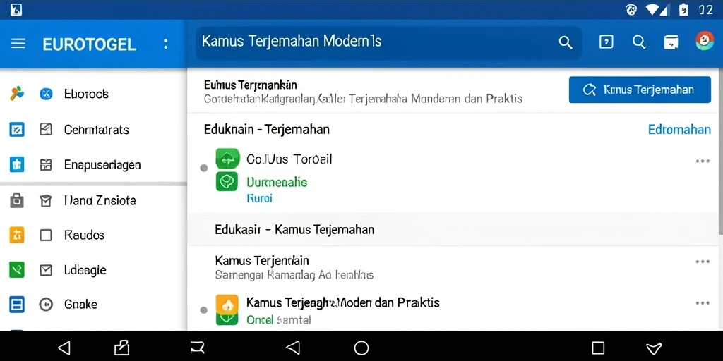 Antarmuka aplikasi EUROTOGEL yang ramah pengguna dan fungsional.