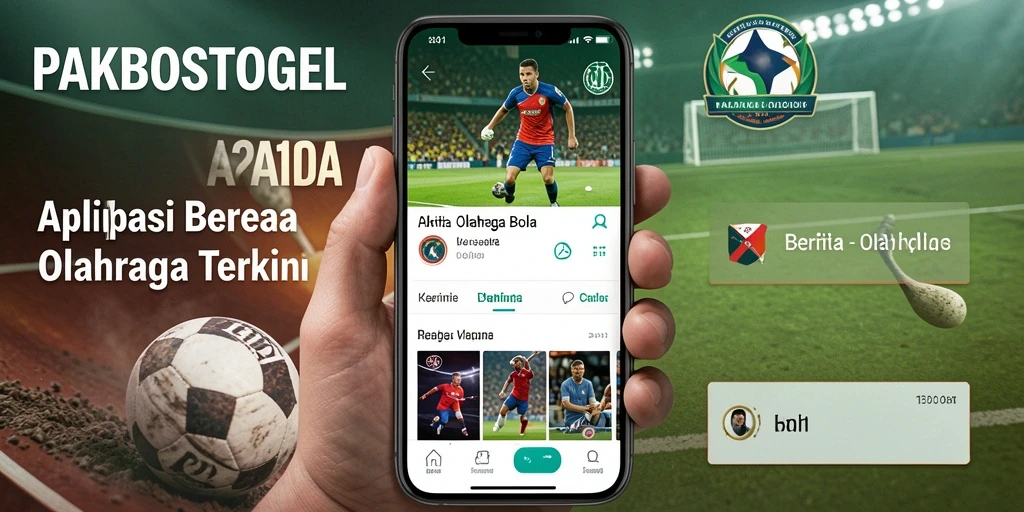 Antarmuka PAKBOSTOGEL menampilkan berita dan analisis olahraga bola terkini.