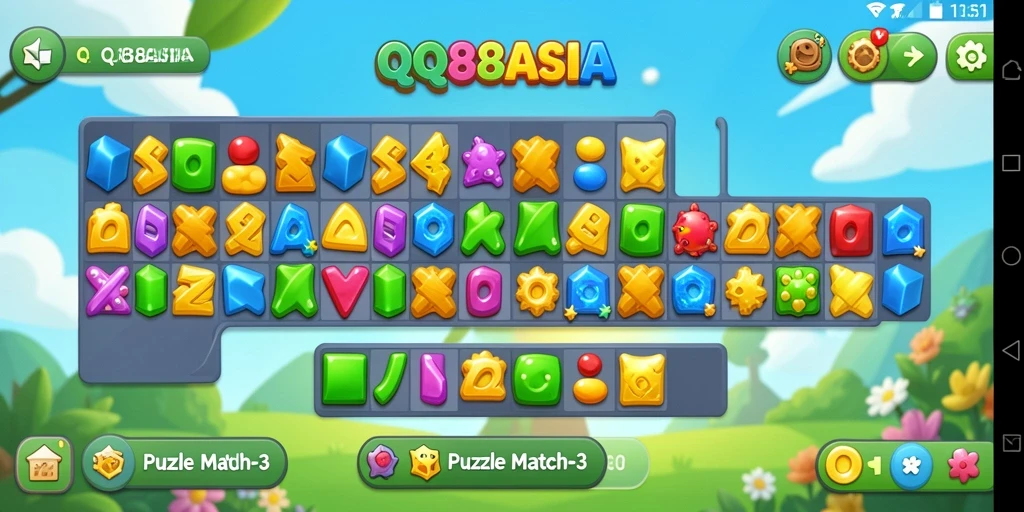 Antarmuka menarik dan fungsi puzzle yang menantang di QQ88ASIA.
