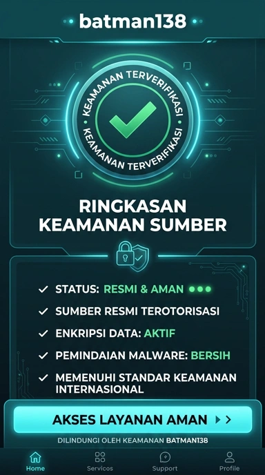 Tampilan kanal resmi batman138
